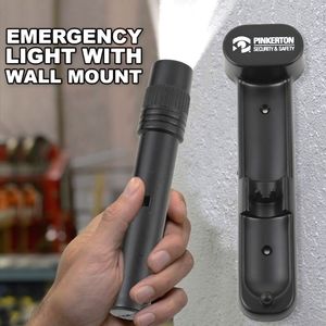 Black Emergency Light with Wall Mount (12x25.90)